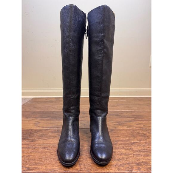 COLE HAAN Grand OS Dutchess Leather Over-the-knee Boots In Black, Sz 6B - Picture 2 of 11